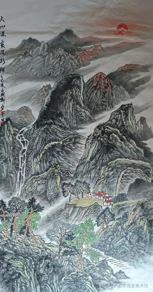 笔墨绘山河：黄堂军的山水艺术之路- 外交礼品展示网